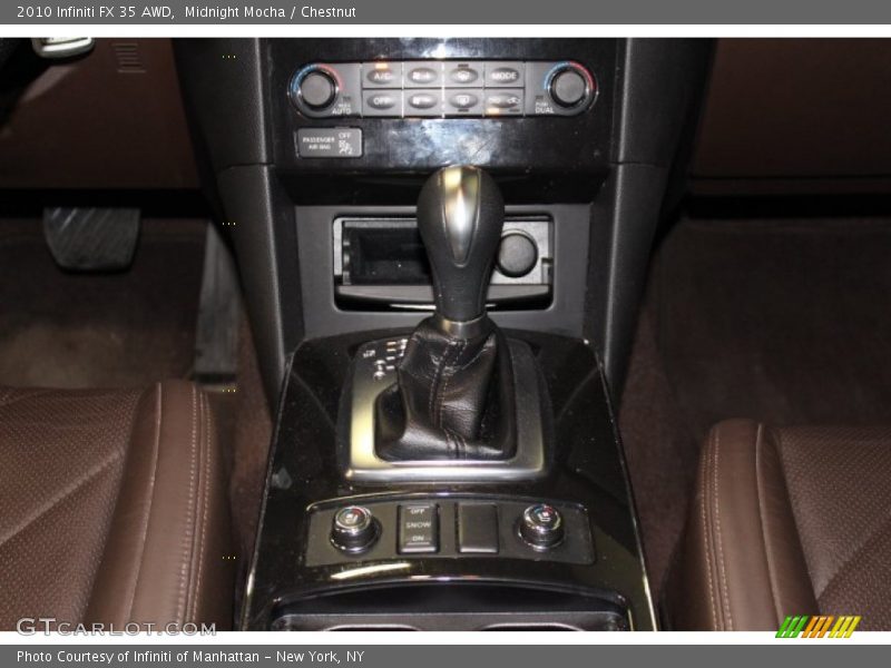 Midnight Mocha / Chestnut 2010 Infiniti FX 35 AWD