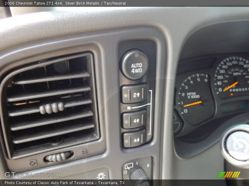 Silver Birch Metallic / Tan/Neutral 2006 Chevrolet Tahoe Z71 4x4