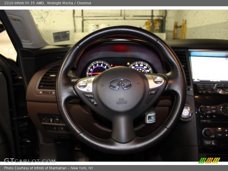 Midnight Mocha / Chestnut 2010 Infiniti FX 35 AWD