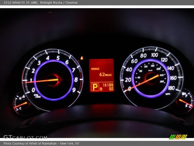 Midnight Mocha / Chestnut 2010 Infiniti FX 35 AWD