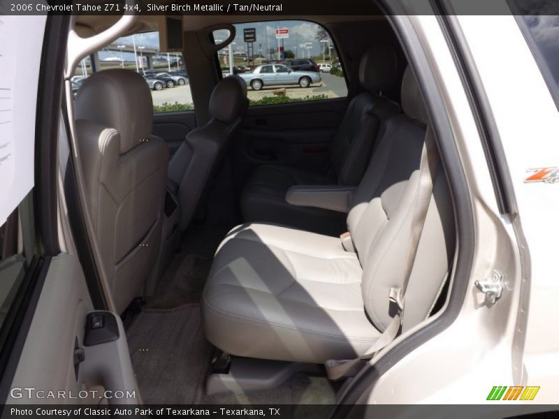 Silver Birch Metallic / Tan/Neutral 2006 Chevrolet Tahoe Z71 4x4