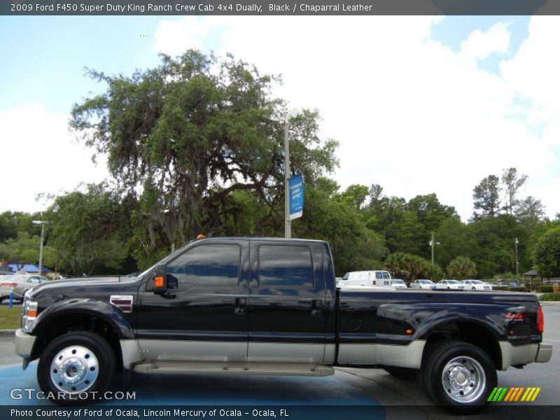Black / Chaparral Leather 2009 Ford F450 Super Duty King Ranch Crew Cab 4x4 Dually