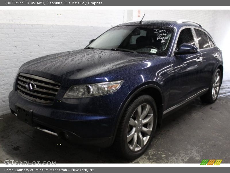 Sapphire Blue Metallic / Graphite 2007 Infiniti FX 45 AWD