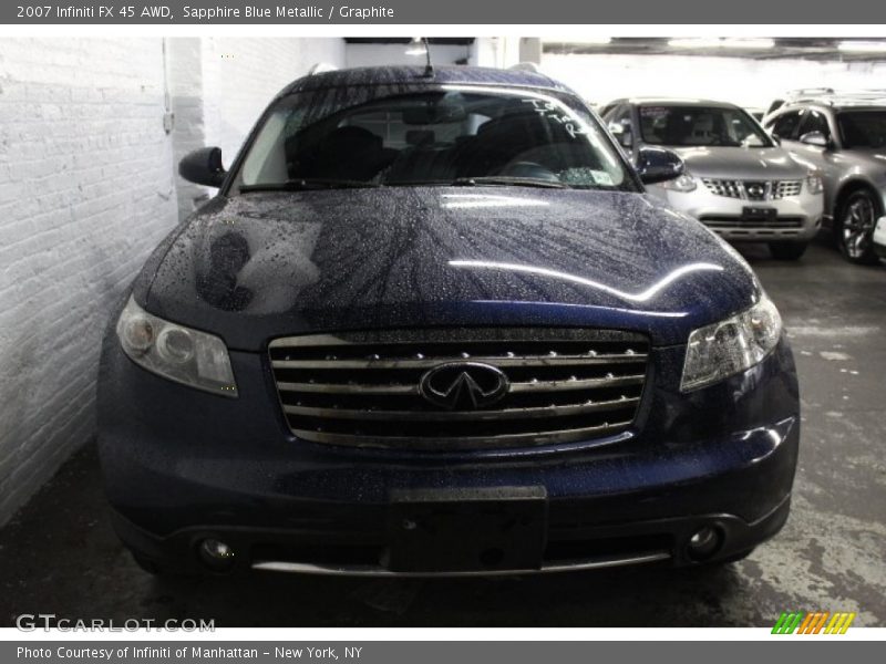 Sapphire Blue Metallic / Graphite 2007 Infiniti FX 45 AWD