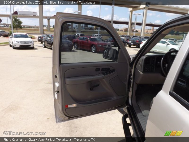 Silver Birch Metallic / Tan/Neutral 2006 Chevrolet Tahoe Z71 4x4