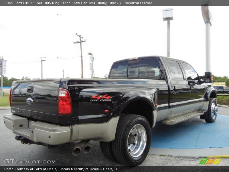 Black / Chaparral Leather 2009 Ford F450 Super Duty King Ranch Crew Cab 4x4 Dually