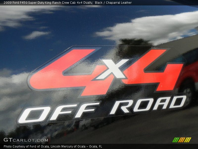 Black / Chaparral Leather 2009 Ford F450 Super Duty King Ranch Crew Cab 4x4 Dually