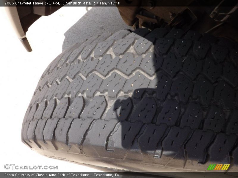 Silver Birch Metallic / Tan/Neutral 2006 Chevrolet Tahoe Z71 4x4