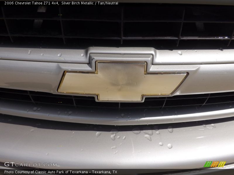 Silver Birch Metallic / Tan/Neutral 2006 Chevrolet Tahoe Z71 4x4