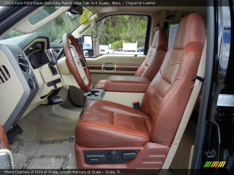  2009 F450 Super Duty King Ranch Crew Cab 4x4 Dually Chaparral Leather Interior