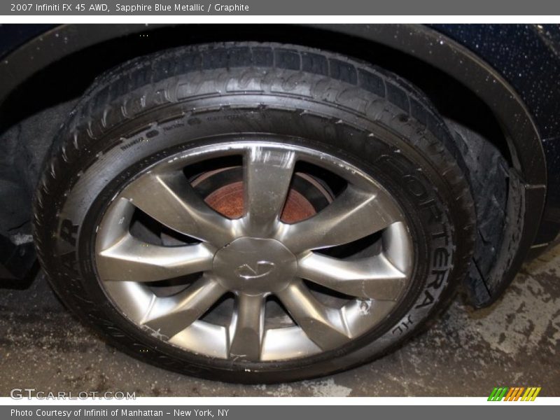 Sapphire Blue Metallic / Graphite 2007 Infiniti FX 45 AWD