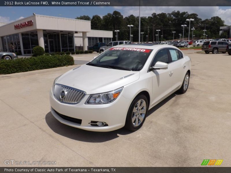 White Diamond Tricoat / Cashmere 2012 Buick LaCrosse FWD
