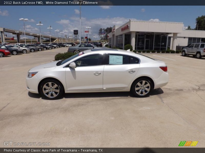 White Diamond Tricoat / Cashmere 2012 Buick LaCrosse FWD
