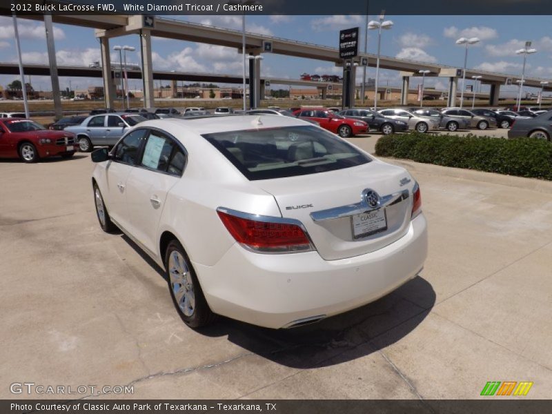 White Diamond Tricoat / Cashmere 2012 Buick LaCrosse FWD