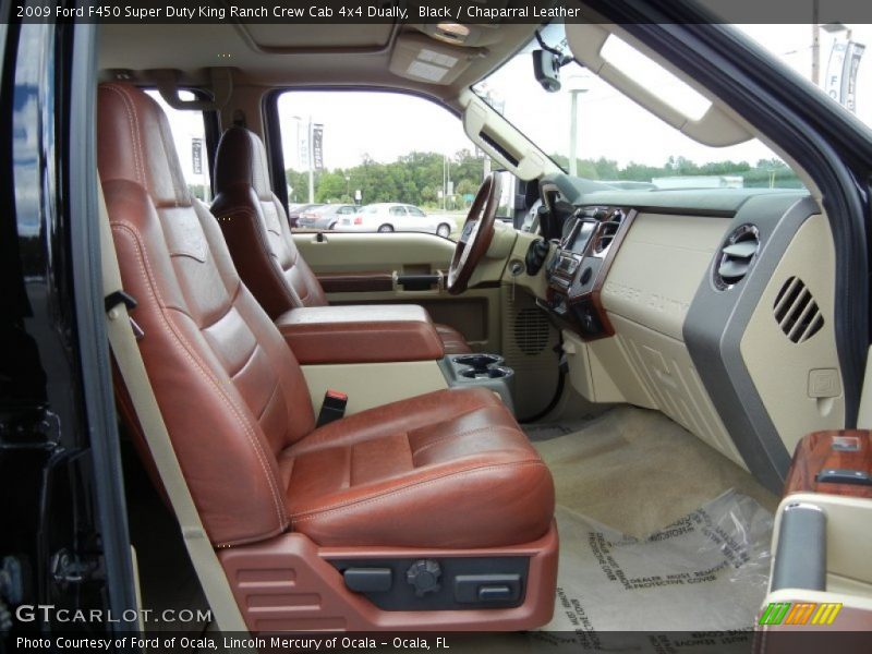 Black / Chaparral Leather 2009 Ford F450 Super Duty King Ranch Crew Cab 4x4 Dually
