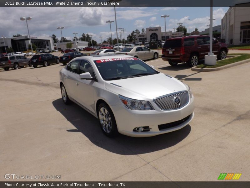 White Diamond Tricoat / Cashmere 2012 Buick LaCrosse FWD