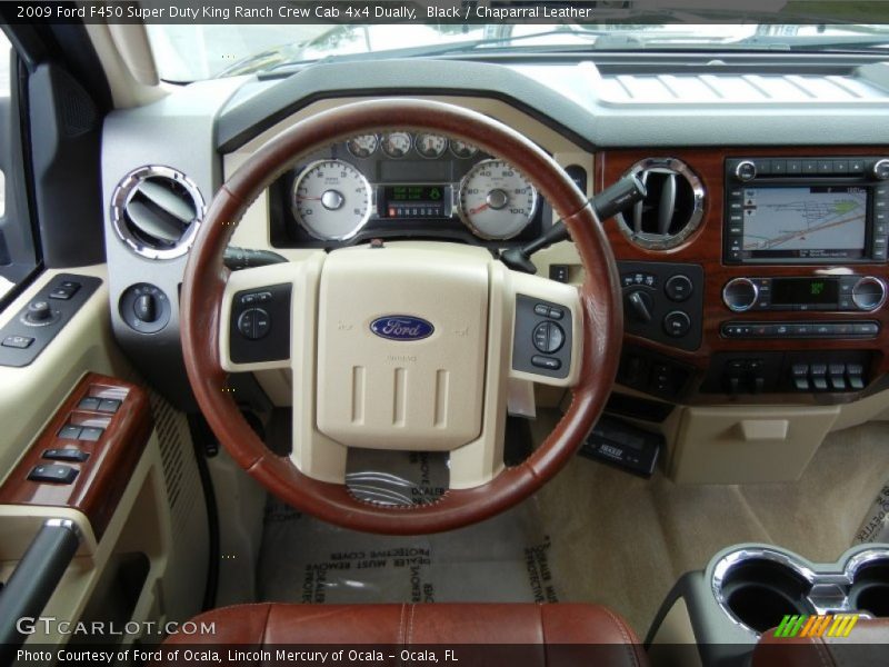  2009 F450 Super Duty King Ranch Crew Cab 4x4 Dually Steering Wheel