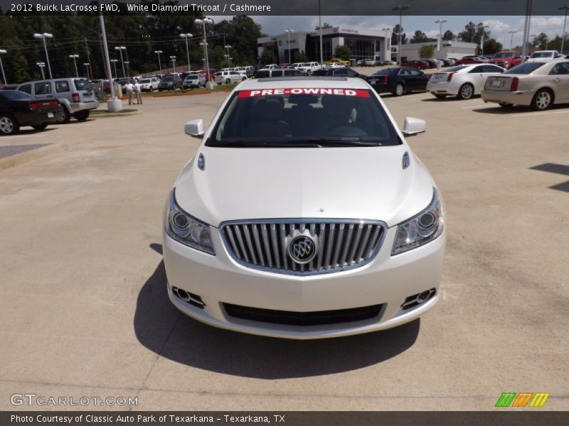 White Diamond Tricoat / Cashmere 2012 Buick LaCrosse FWD