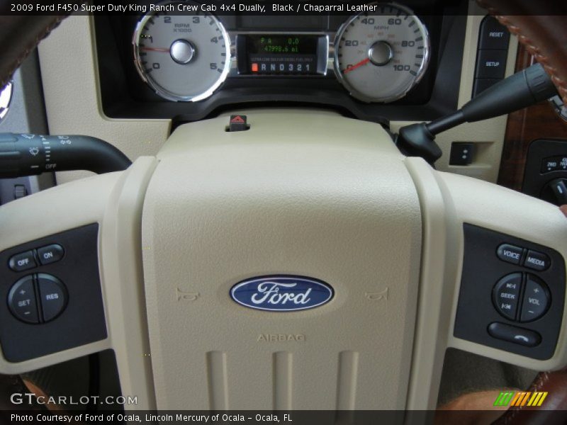 Black / Chaparral Leather 2009 Ford F450 Super Duty King Ranch Crew Cab 4x4 Dually