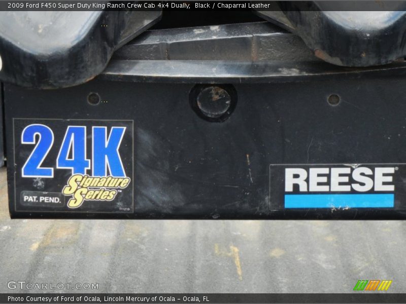 Black / Chaparral Leather 2009 Ford F450 Super Duty King Ranch Crew Cab 4x4 Dually