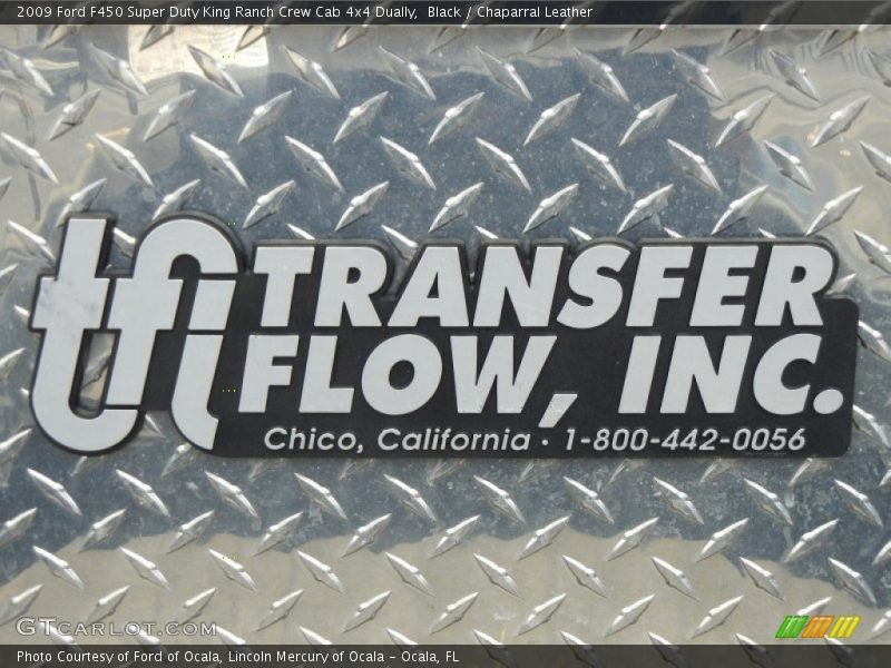 Black / Chaparral Leather 2009 Ford F450 Super Duty King Ranch Crew Cab 4x4 Dually