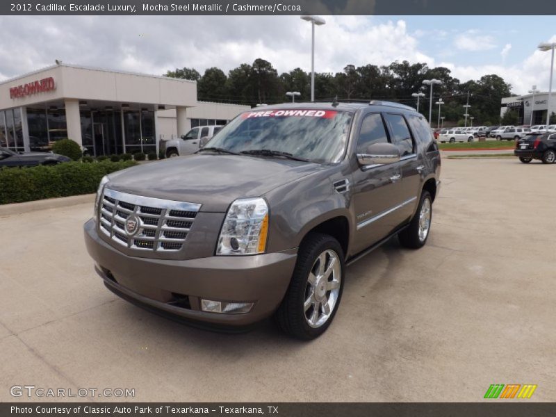 Mocha Steel Metallic / Cashmere/Cocoa 2012 Cadillac Escalade Luxury