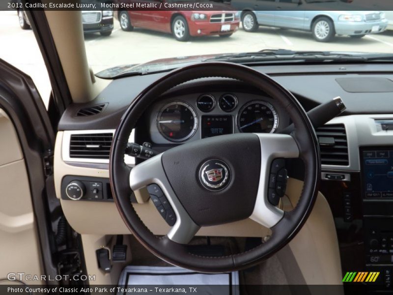 Mocha Steel Metallic / Cashmere/Cocoa 2012 Cadillac Escalade Luxury