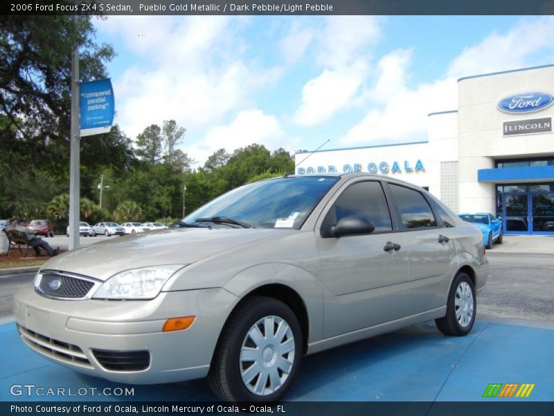 Pueblo Gold Metallic / Dark Pebble/Light Pebble 2006 Ford Focus ZX4 S Sedan