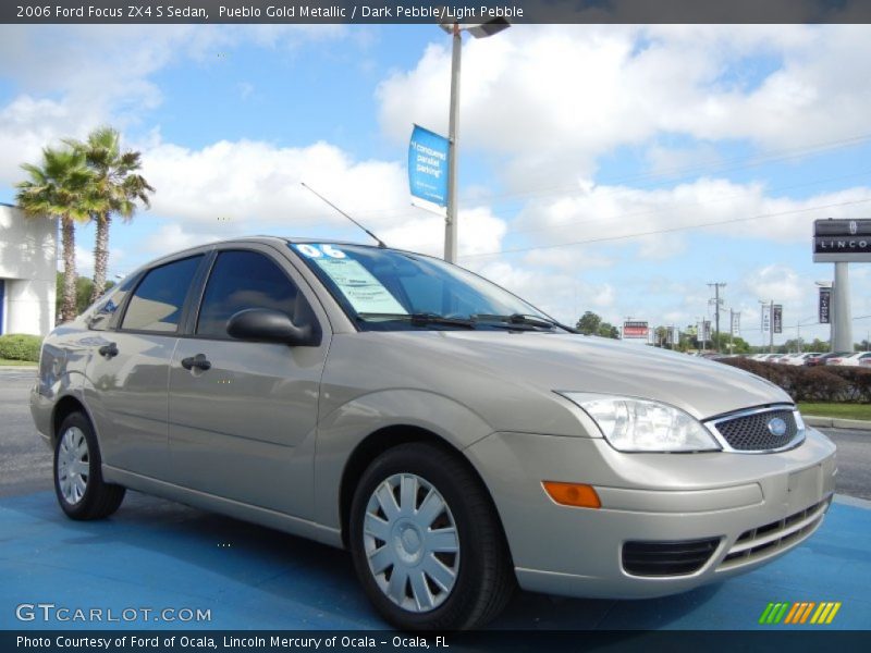 Pueblo Gold Metallic / Dark Pebble/Light Pebble 2006 Ford Focus ZX4 S Sedan