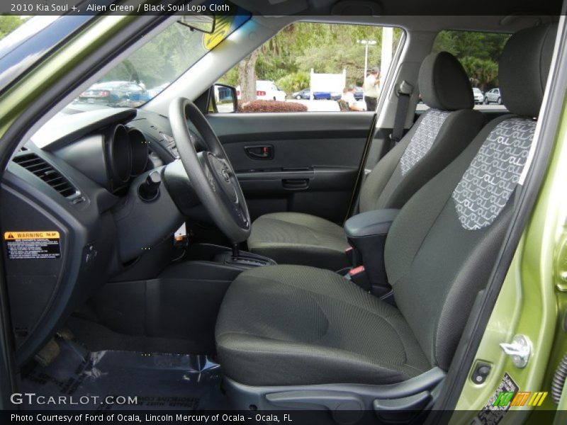 Alien Green / Black Soul Logo Cloth 2010 Kia Soul +