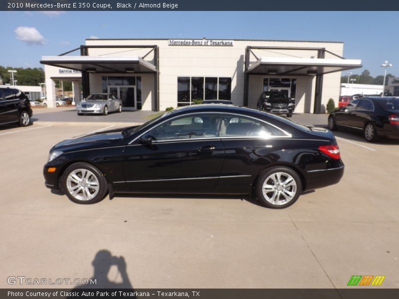 Black / Almond Beige 2010 Mercedes-Benz E 350 Coupe