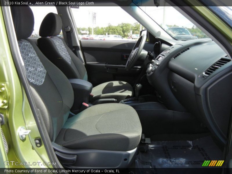 Alien Green / Black Soul Logo Cloth 2010 Kia Soul +