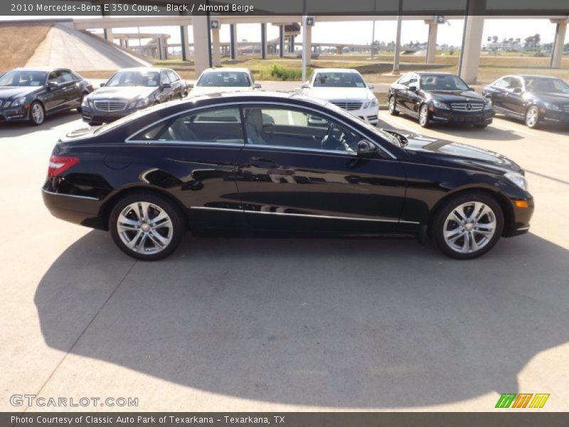 Black / Almond Beige 2010 Mercedes-Benz E 350 Coupe