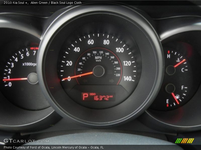 Alien Green / Black Soul Logo Cloth 2010 Kia Soul +