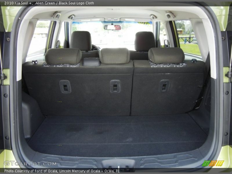 Alien Green / Black Soul Logo Cloth 2010 Kia Soul +