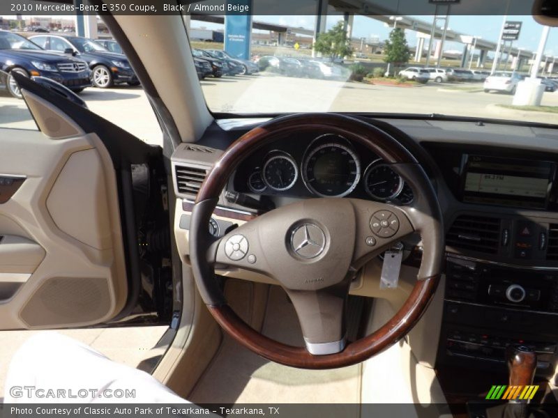 Black / Almond Beige 2010 Mercedes-Benz E 350 Coupe