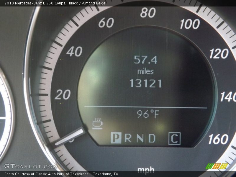 Black / Almond Beige 2010 Mercedes-Benz E 350 Coupe