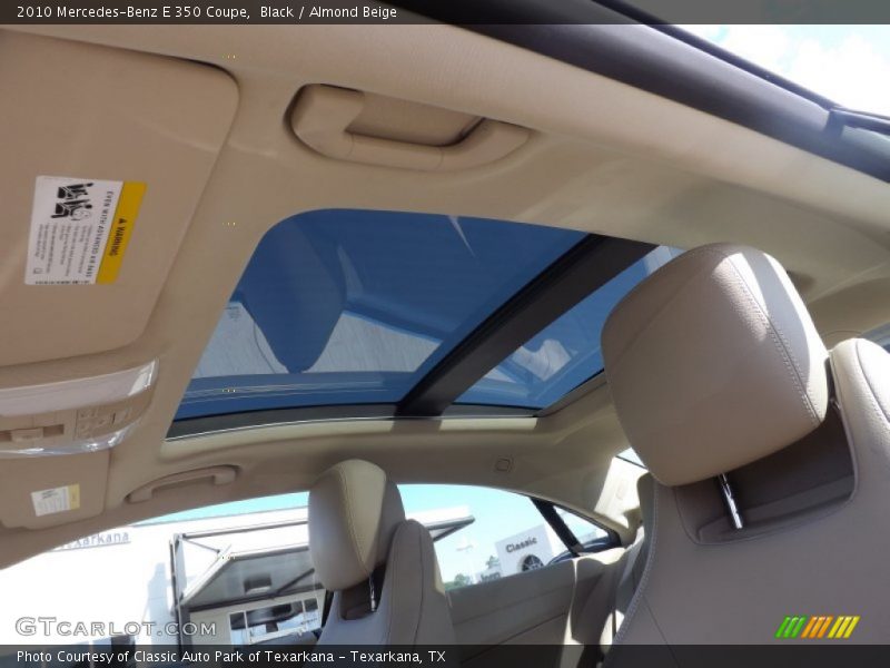 Black / Almond Beige 2010 Mercedes-Benz E 350 Coupe