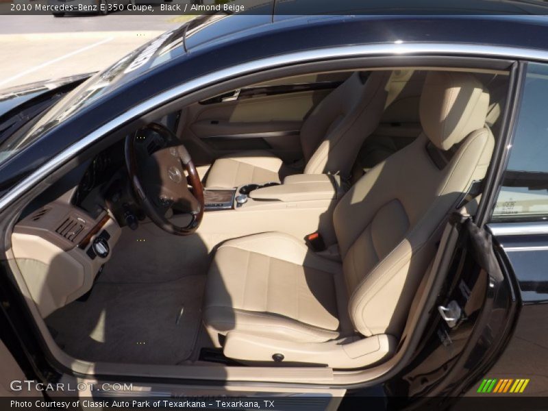 Black / Almond Beige 2010 Mercedes-Benz E 350 Coupe