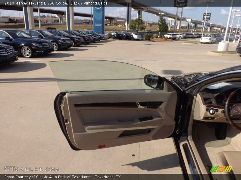 Black / Almond Beige 2010 Mercedes-Benz E 350 Coupe