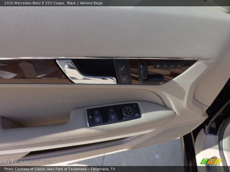 Black / Almond Beige 2010 Mercedes-Benz E 350 Coupe