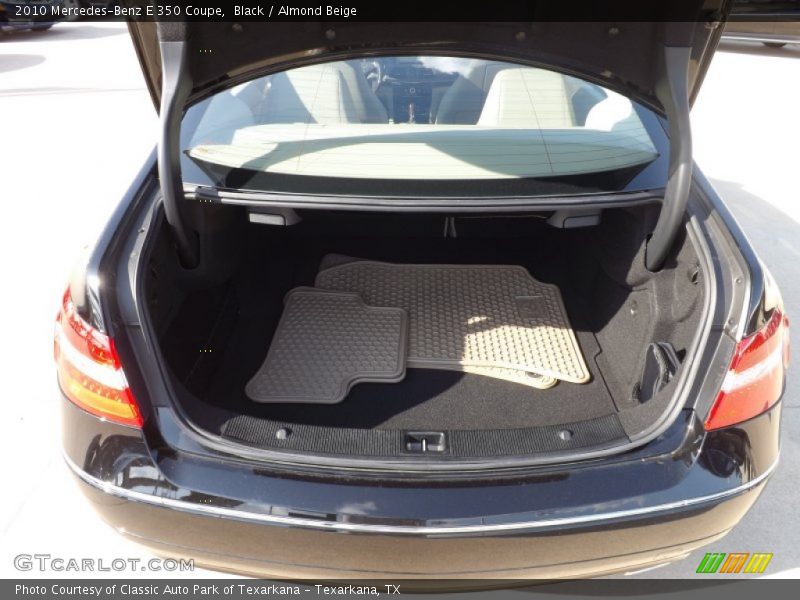 Black / Almond Beige 2010 Mercedes-Benz E 350 Coupe