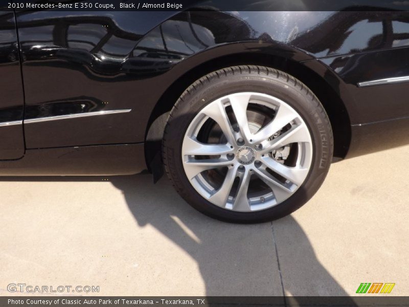 Black / Almond Beige 2010 Mercedes-Benz E 350 Coupe