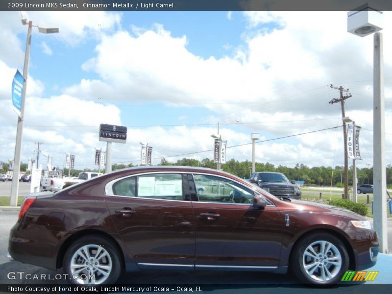 Cinnamon Metallic / Light Camel 2009 Lincoln MKS Sedan