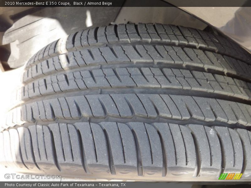 Black / Almond Beige 2010 Mercedes-Benz E 350 Coupe