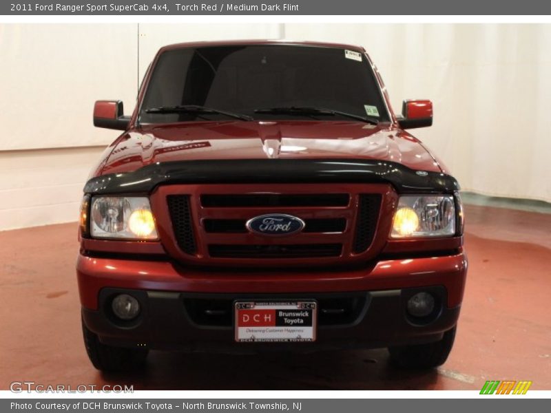 Torch Red / Medium Dark Flint 2011 Ford Ranger Sport SuperCab 4x4