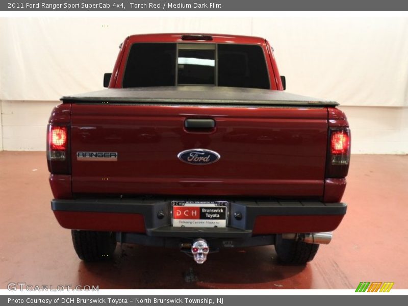 Torch Red / Medium Dark Flint 2011 Ford Ranger Sport SuperCab 4x4