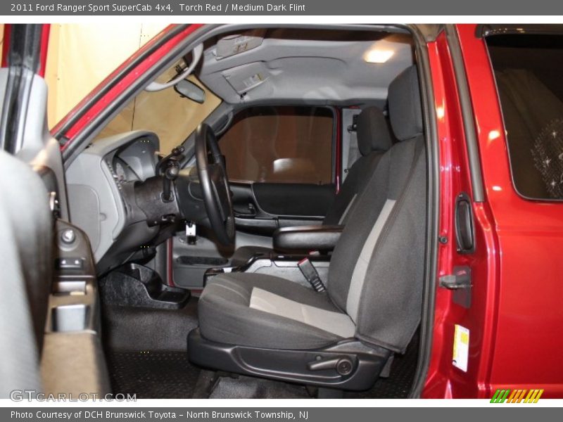 Torch Red / Medium Dark Flint 2011 Ford Ranger Sport SuperCab 4x4