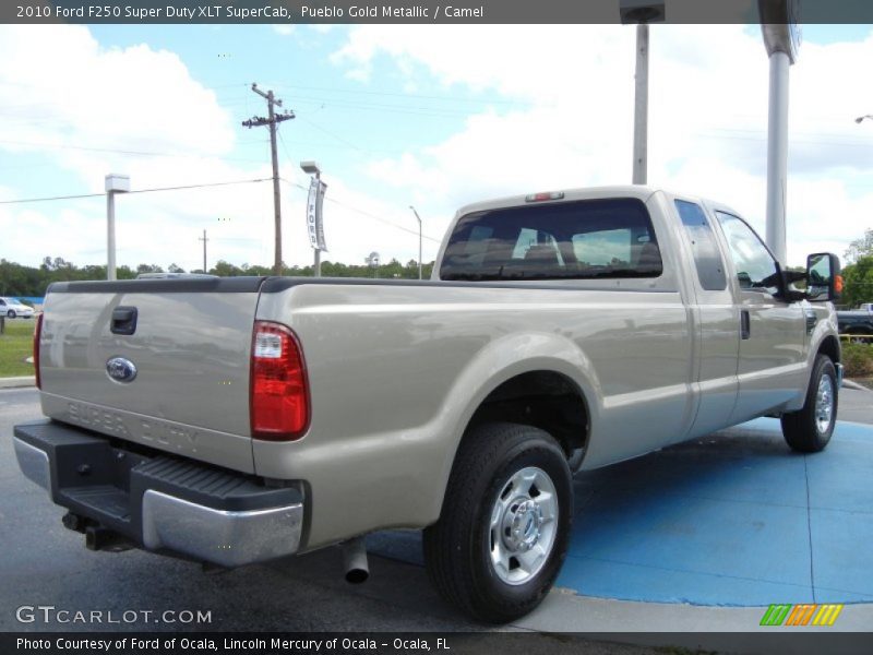 Pueblo Gold Metallic / Camel 2010 Ford F250 Super Duty XLT SuperCab