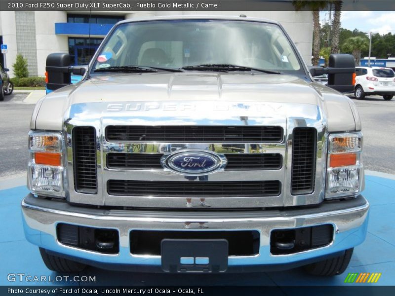 Pueblo Gold Metallic / Camel 2010 Ford F250 Super Duty XLT SuperCab